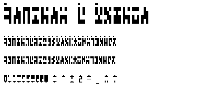 Ancient G Modern font